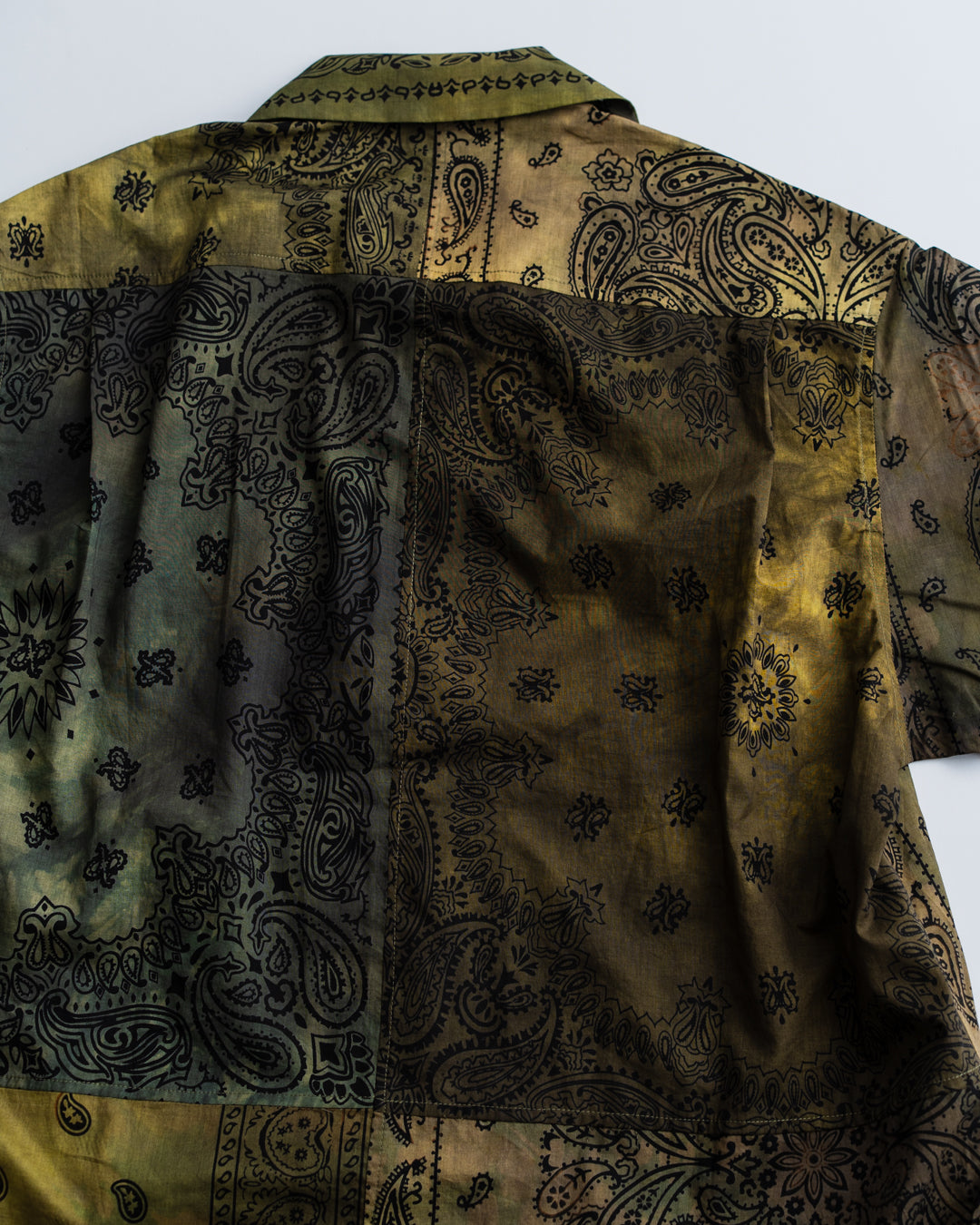 Children of the discordance / BANDANA PATCH WORK SS SHIRT -Sun Fade-