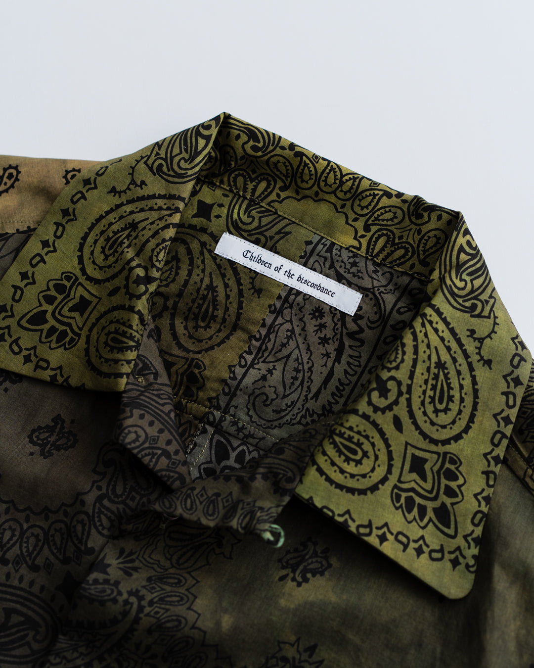 Children of the discordance / BANDANA PATCH WORK SS SHIRT -Sun Fade-