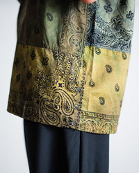 Children of the discordance / BANDANA PATCH WORK SS SHIRT -Sun Fade-