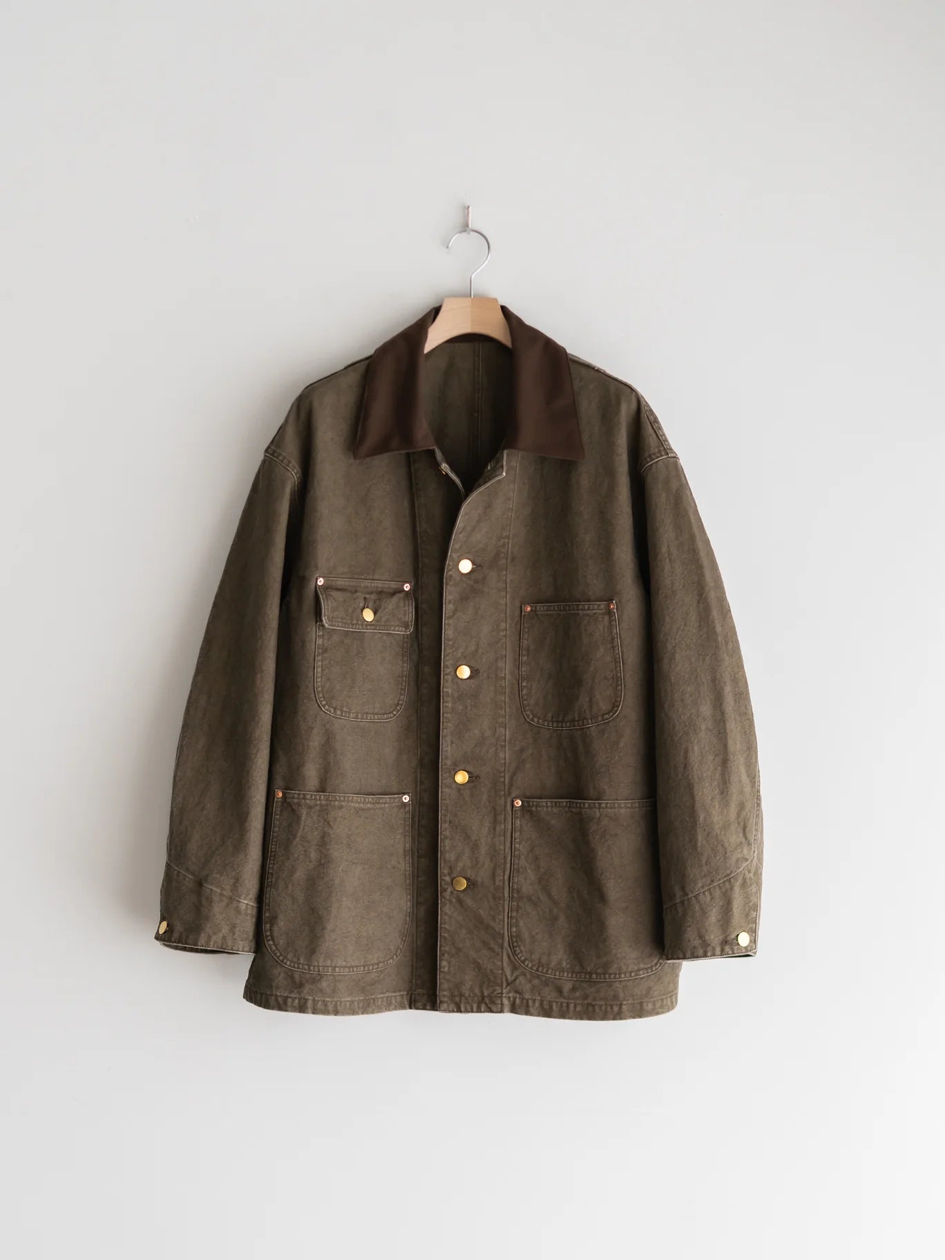 URU 25SS COTTON CANVAS - COVERALL JACKET
