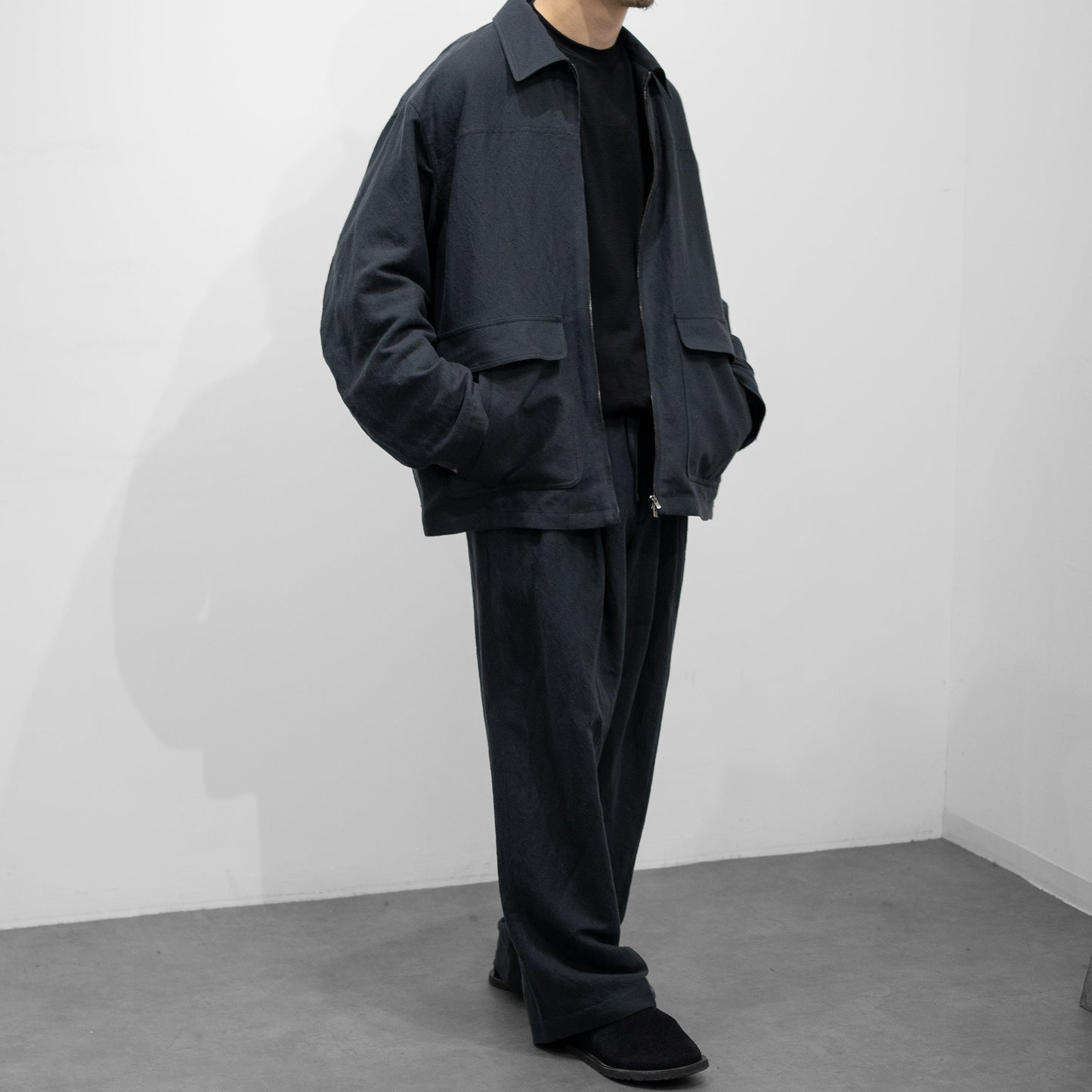 Blanc YM / Linen Silk Oversize Pants