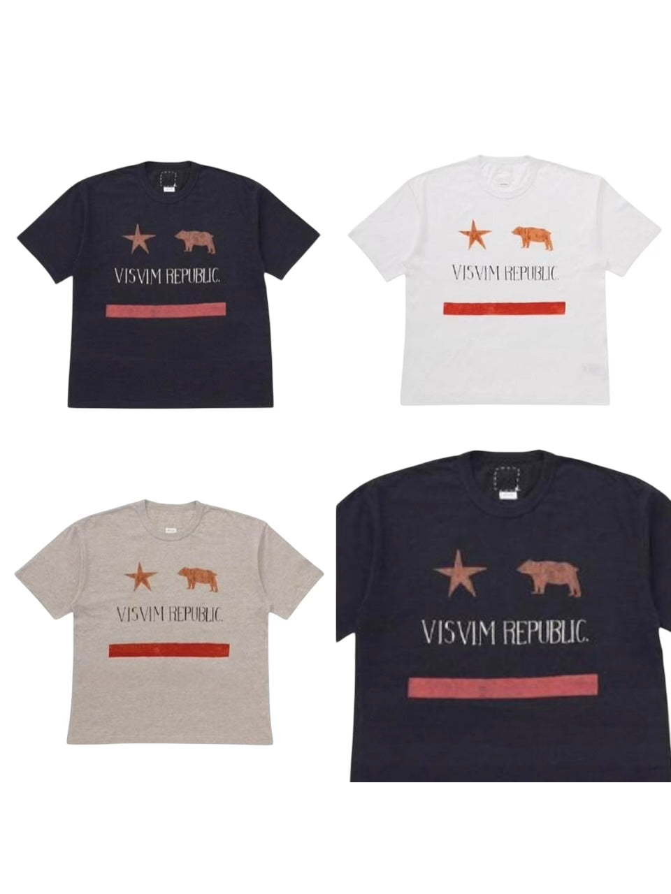 visvim 25AW JUMBO TEE S/S REPUBLIC