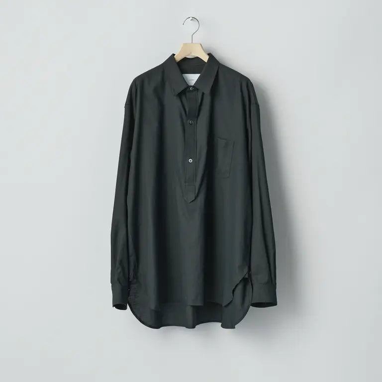 ssstein 25AW Cotton/Silk Oversized Pullover Shirt