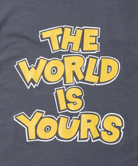 CANTATE 26AW WORLD IS YOURS Tee (Cartoon Letter)