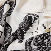 Gold / GL39440 / "MONOTONE RATTLE SNAKE” OPEN SHIRT