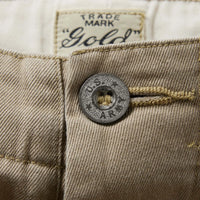 Gold / GL42426 / SELVEDGE WEAPON WIDE TROUSERS