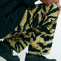 Gold / GL42508 / TIGER PATTERN EASY CARGO PANTS