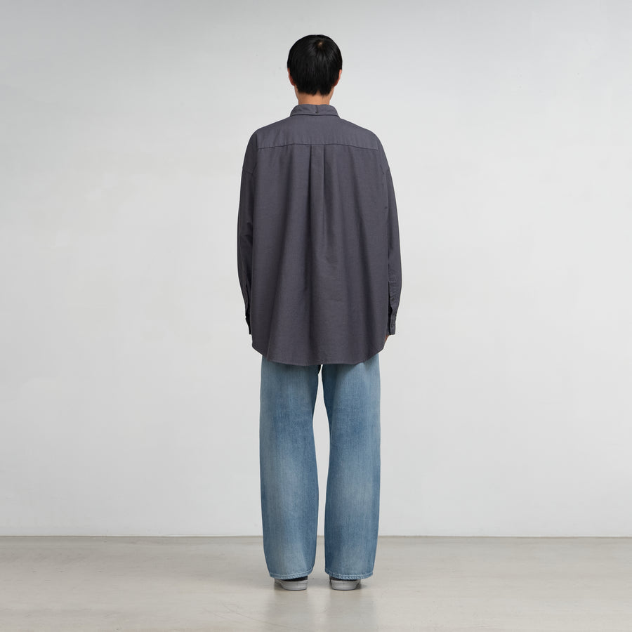 Graphpaper / Selvage Denim Five Pocket Wide Straight Pants -LIGHT FADE-