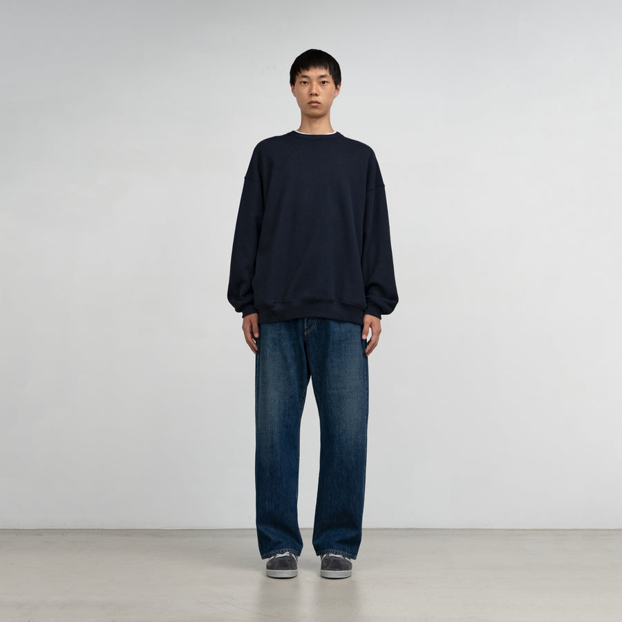 Graphpaper / Selvage Denim Five Pocket Wide Straight Pants -DARK FADE-