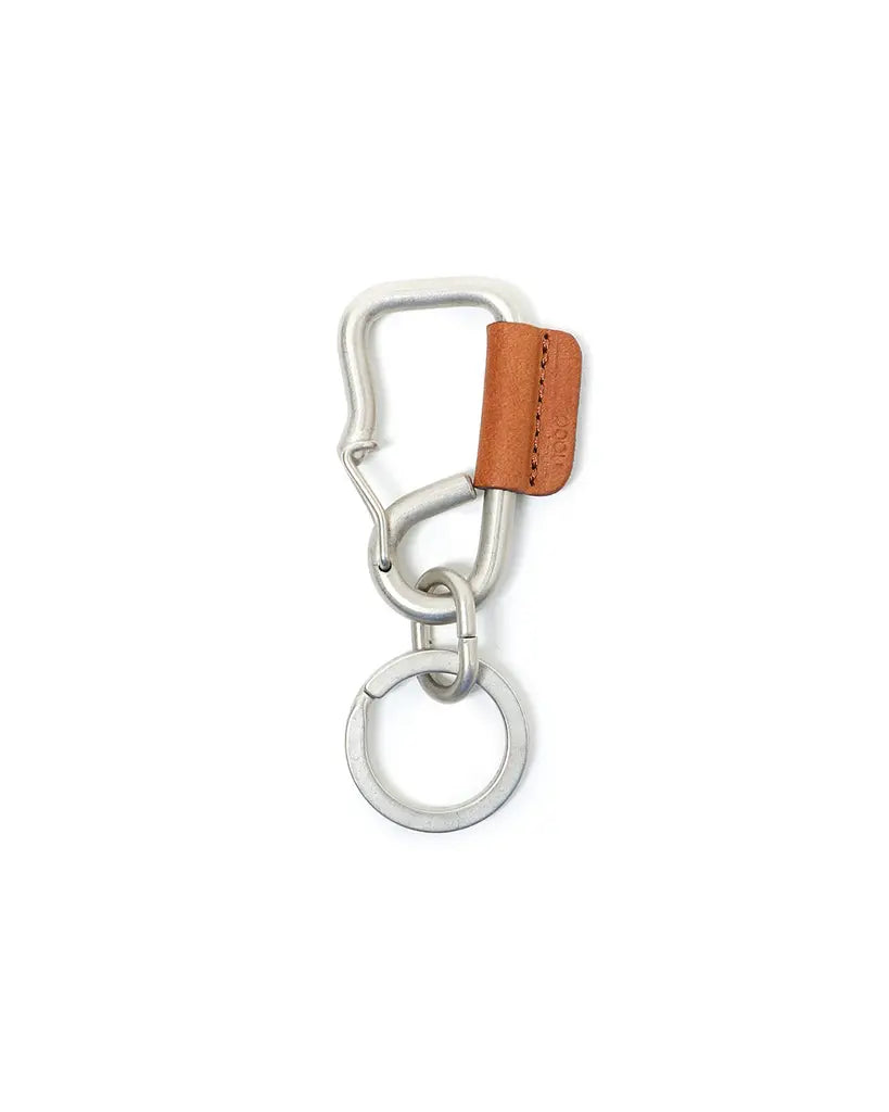 Hobo 24AW CARABINER KEY RING S with COW LEATHER