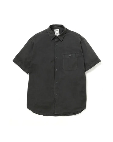 Hobo 24AW S/S SHIRT COTTON WEATHER CLOTH OVERDYED