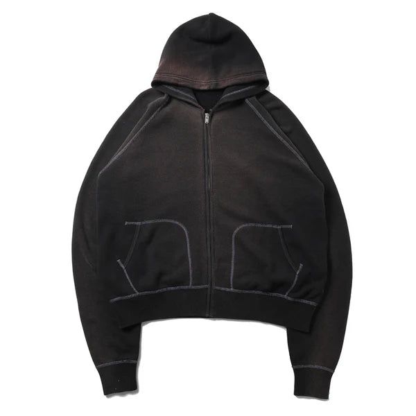 HERILL / Zip Up Hooded Sweat Shirt