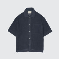 YOKE 25SS Cotton Mesh Knit Shirt