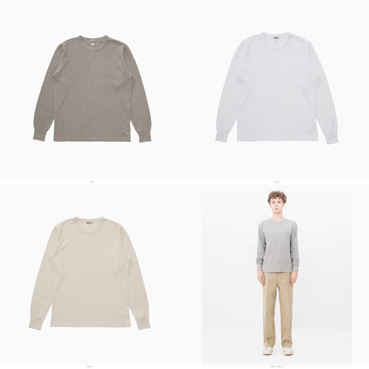 visvim 25SS SUBLIG THERMAL CREW L/S