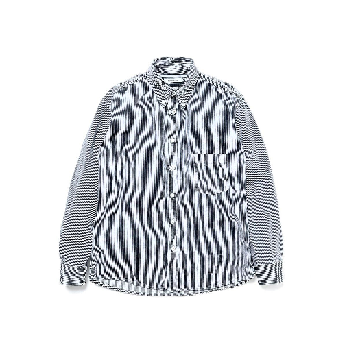 nonnative 24SS DWELLER L/S B.D. SHIRT COTTON 10oz HICKORY