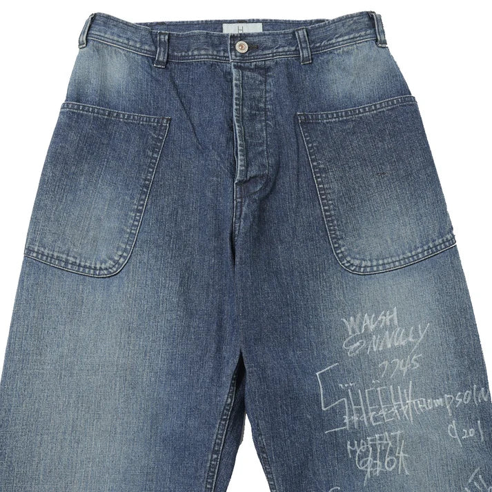 HERILL / NAVY Denim Utility Pants