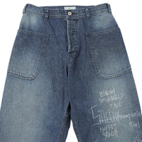 HERILL / NAVY Denim Utility Pants