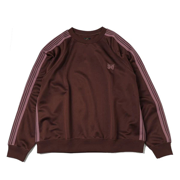 NEEDLES 25AW Track Crew Neck Shirt - Poly Smooth