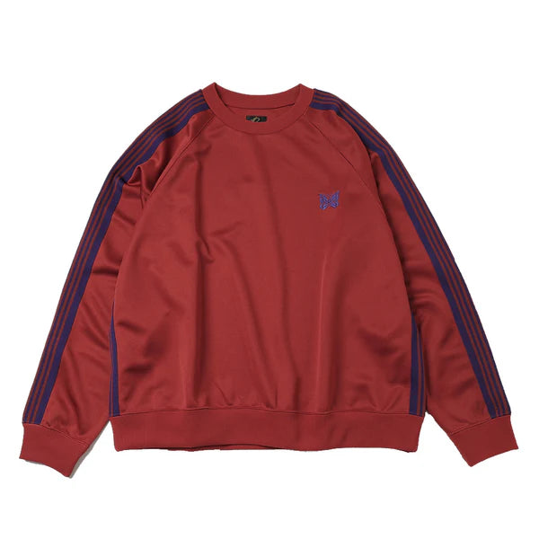NEEDLES 25AW Track Crew Neck Shirt - Poly Smooth