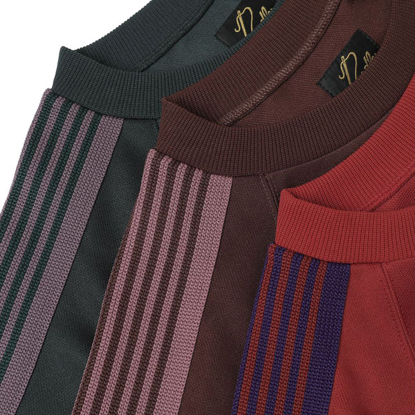 NEEDLES 25AW Track Crew Neck Shirt - Poly Smooth