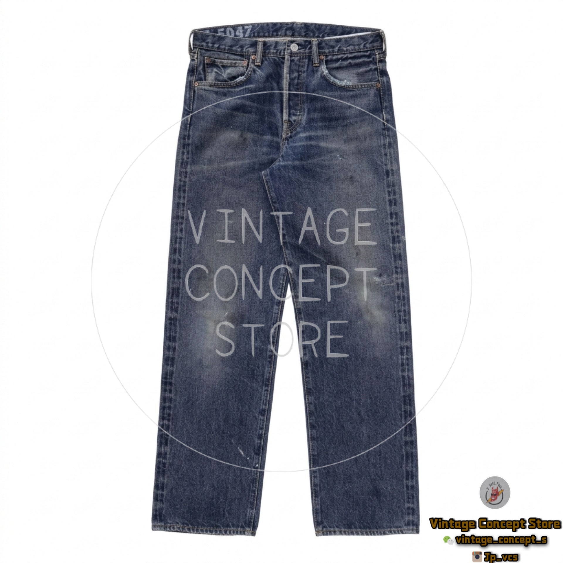 visvim 26AW SOCIAL SCULPTURE 01 NARROW DMGD-47