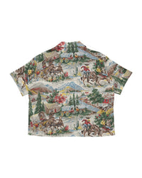 visvim 25SS CROSBY SHIRT S/S (WASHI CHIRIMEN)