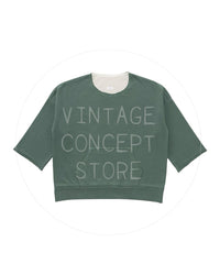 visvim 25AW BURROW DUAL SWEAT DMGD