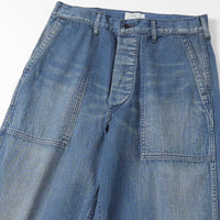 HERILL 25AW US Navy Denim Trousers