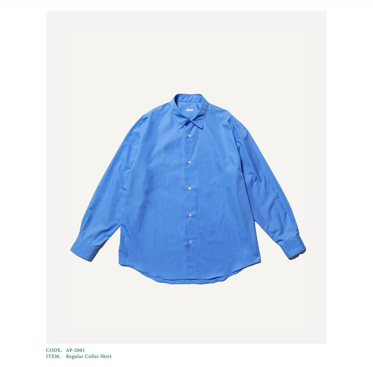 A.PRESSE 24AW Regular Collar Shirt