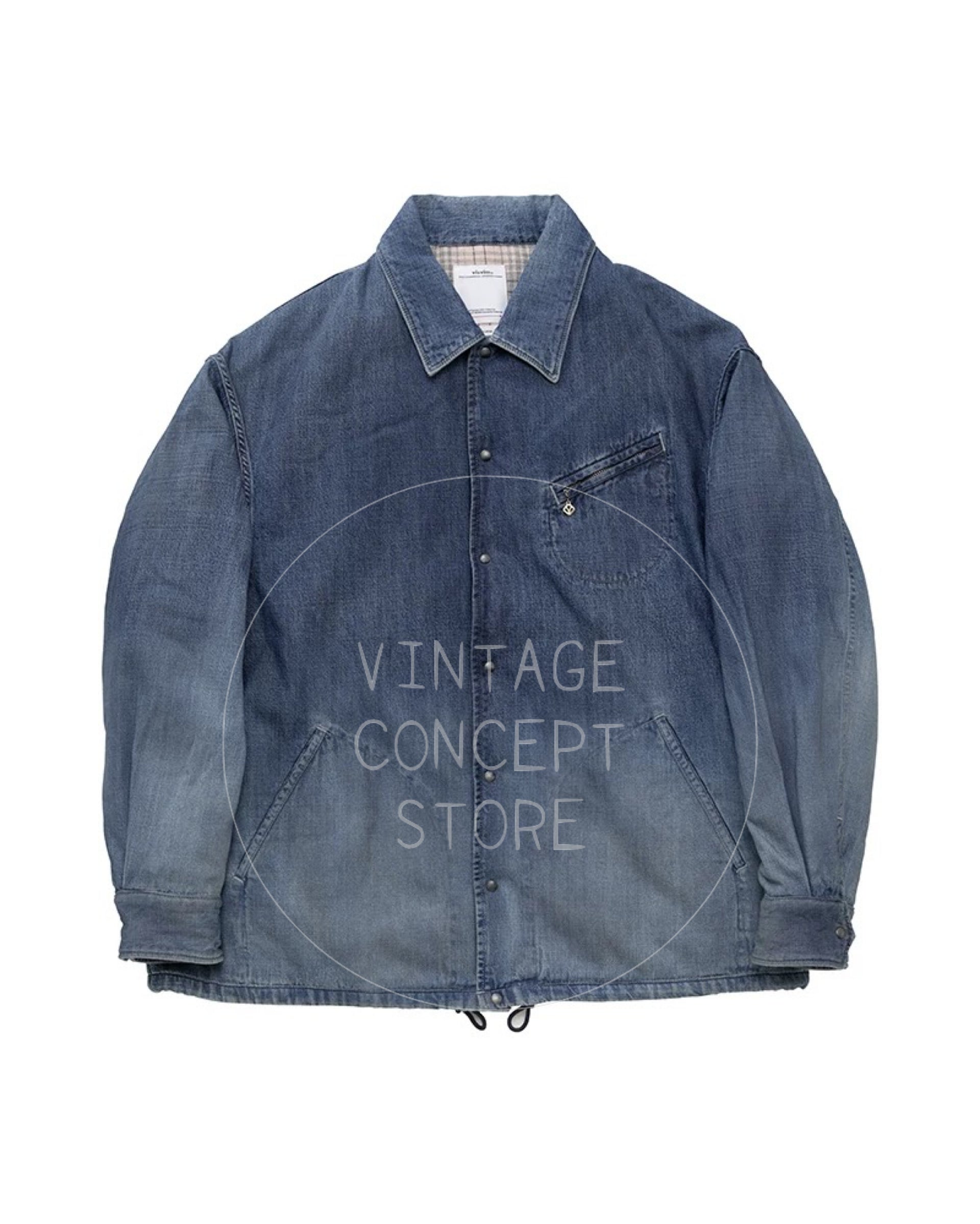 visvim 25SS SS COACH DOWN COVERALL DMGD