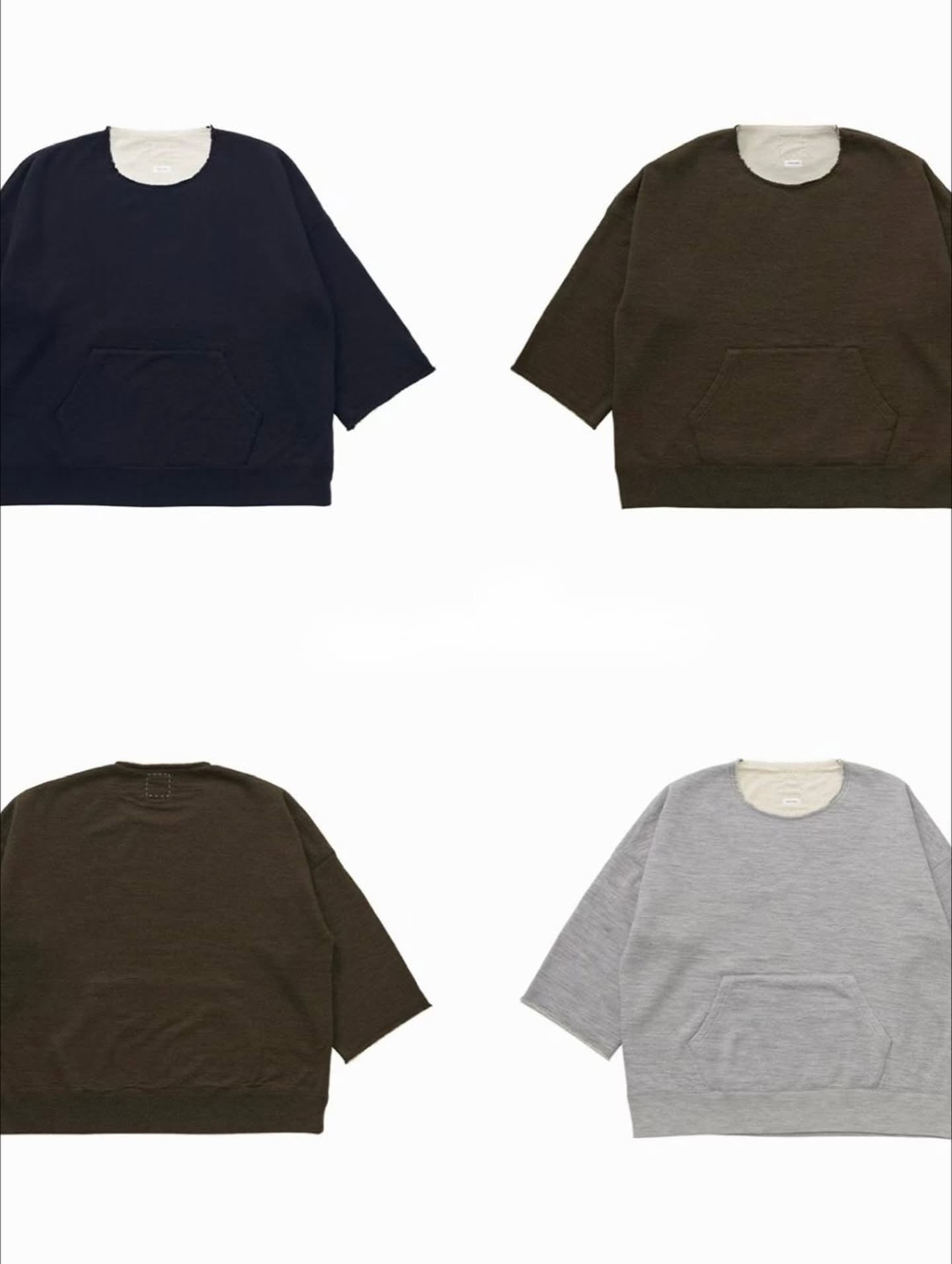 visvim 25AW BURROW DUAL SWEAT (SUPERFINE)