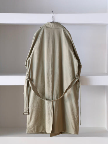 blurhms 26SS Cotton Gabardine Trench Coat