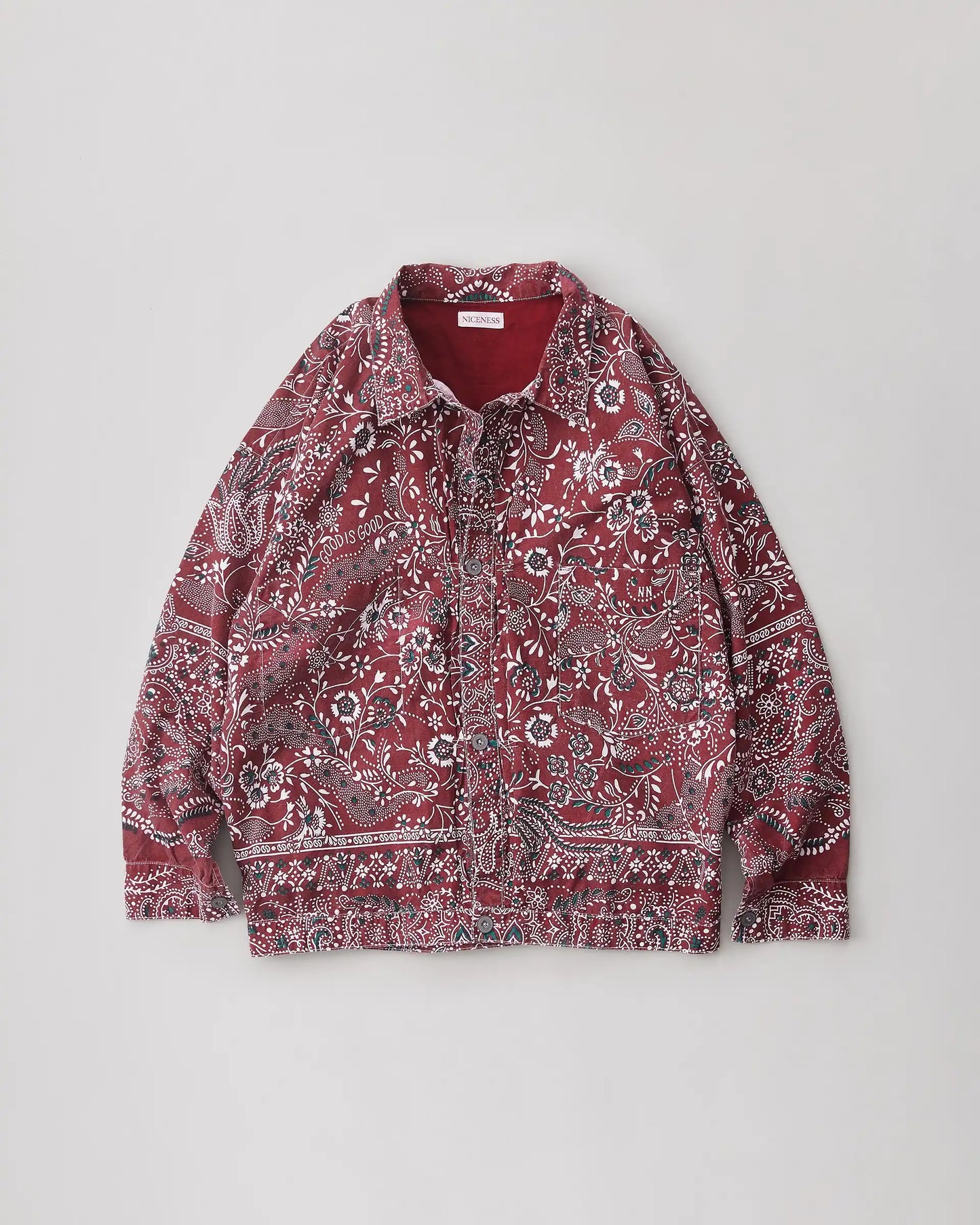 NICENESS 25SS GYAN / Bandana Trucker Jacket