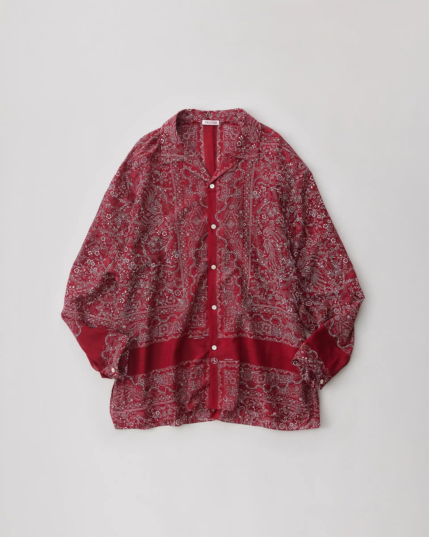 NICENESS 25SS JAMET / Bandana Shirt