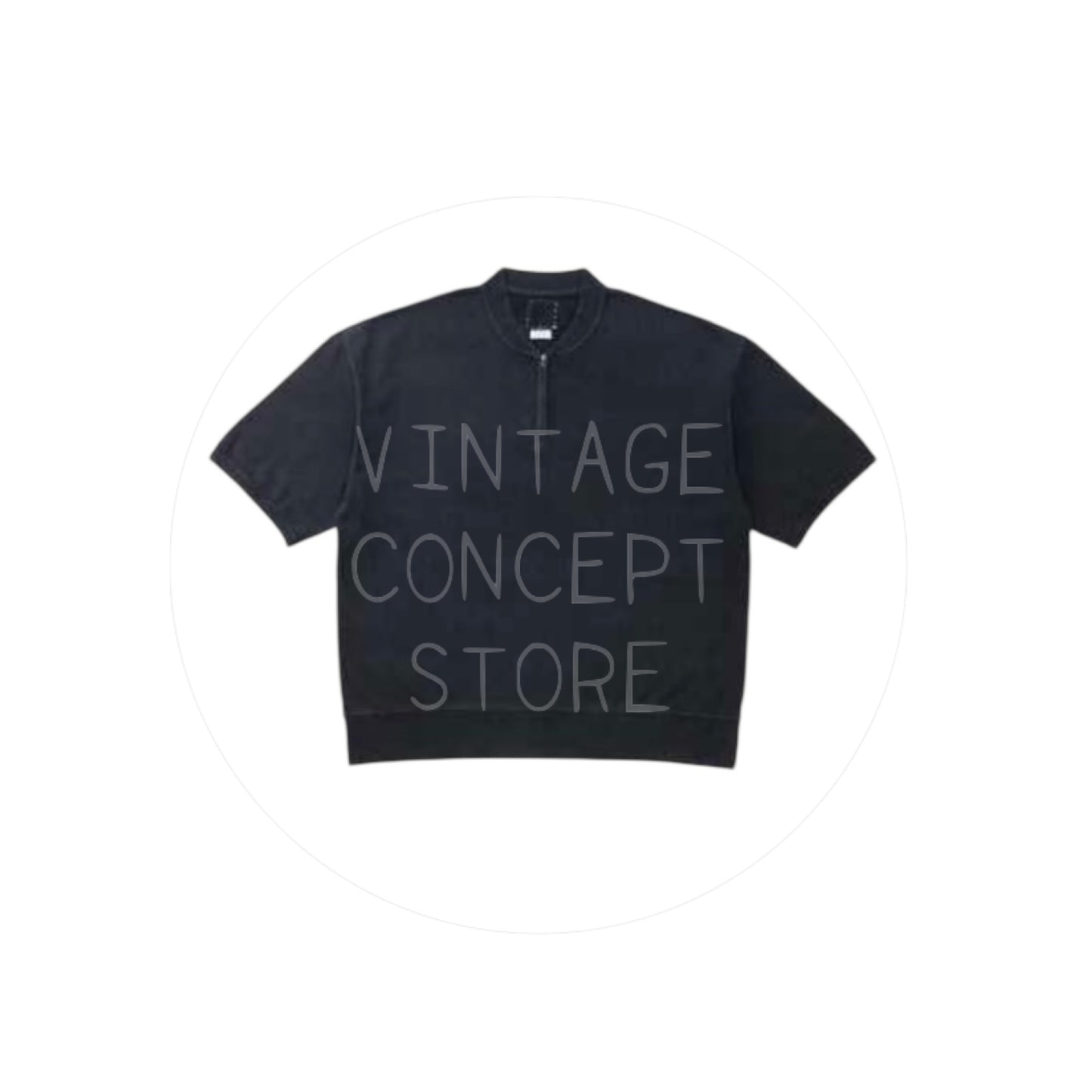 visvim 26SS MONDO HENLEY ZIP S/S DMGD