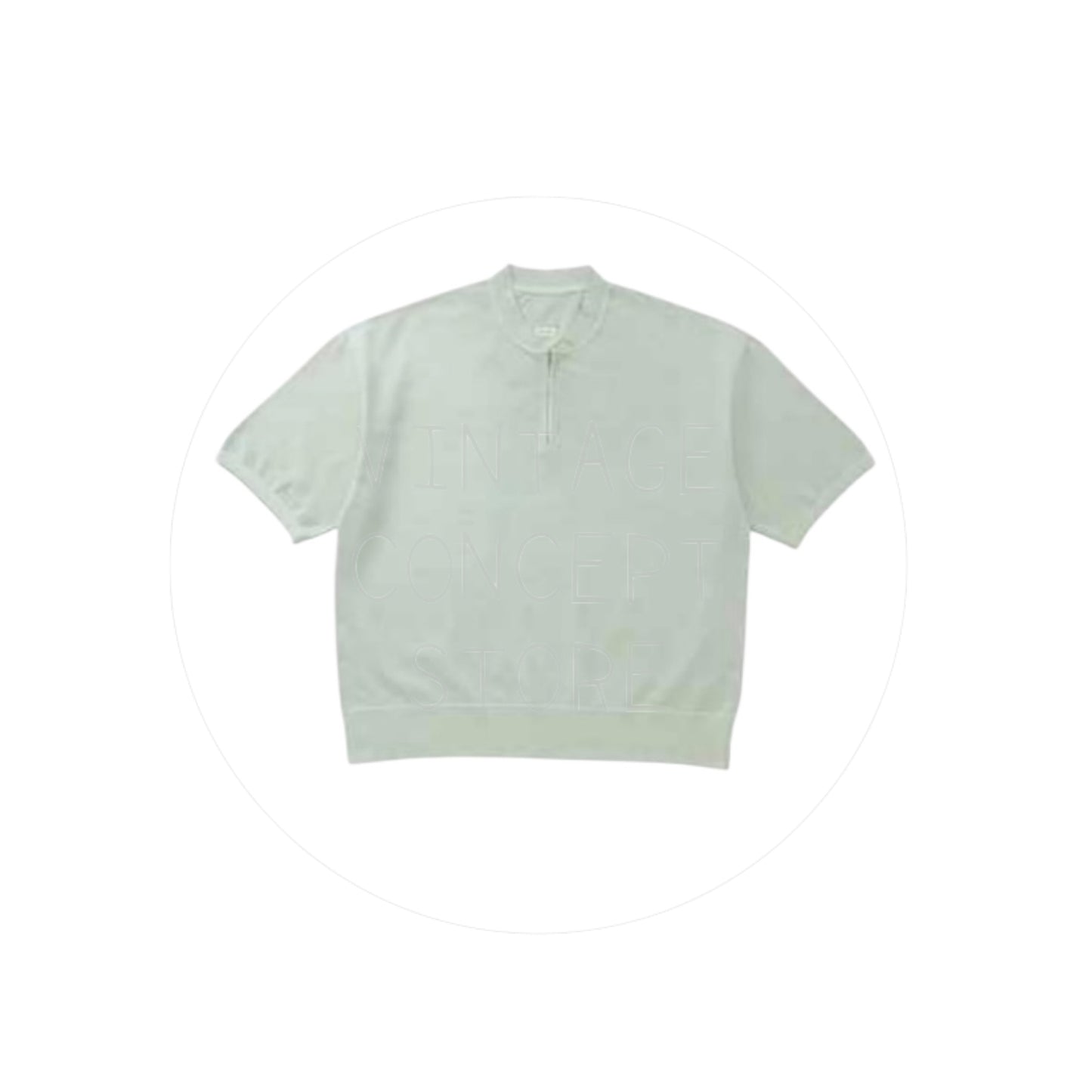 visvim 26SS MONDO HENLEY ZIP S/S DMGD
