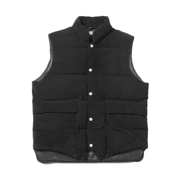 HERILL 26AW SHEEP LEATHER WOOD CHOPPERS VEST