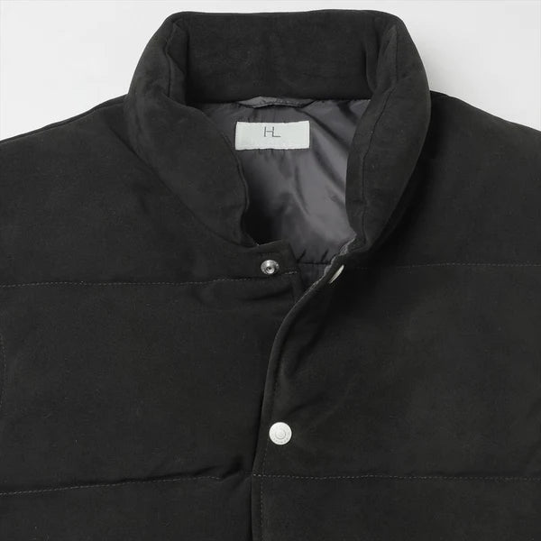 HERILL 26AW SHEEP LEATHER WOOD CHOPPERS VEST