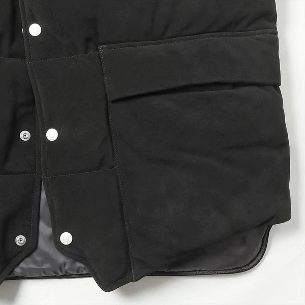 HERILL 26AW SHEEP LEATHER WOOD CHOPPERS VEST
