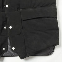 HERILL 26AW SHEEP LEATHER WOOD CHOPPERS VEST