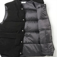 HERILL 26AW SHEEP LEATHER WOOD CHOPPERS VEST