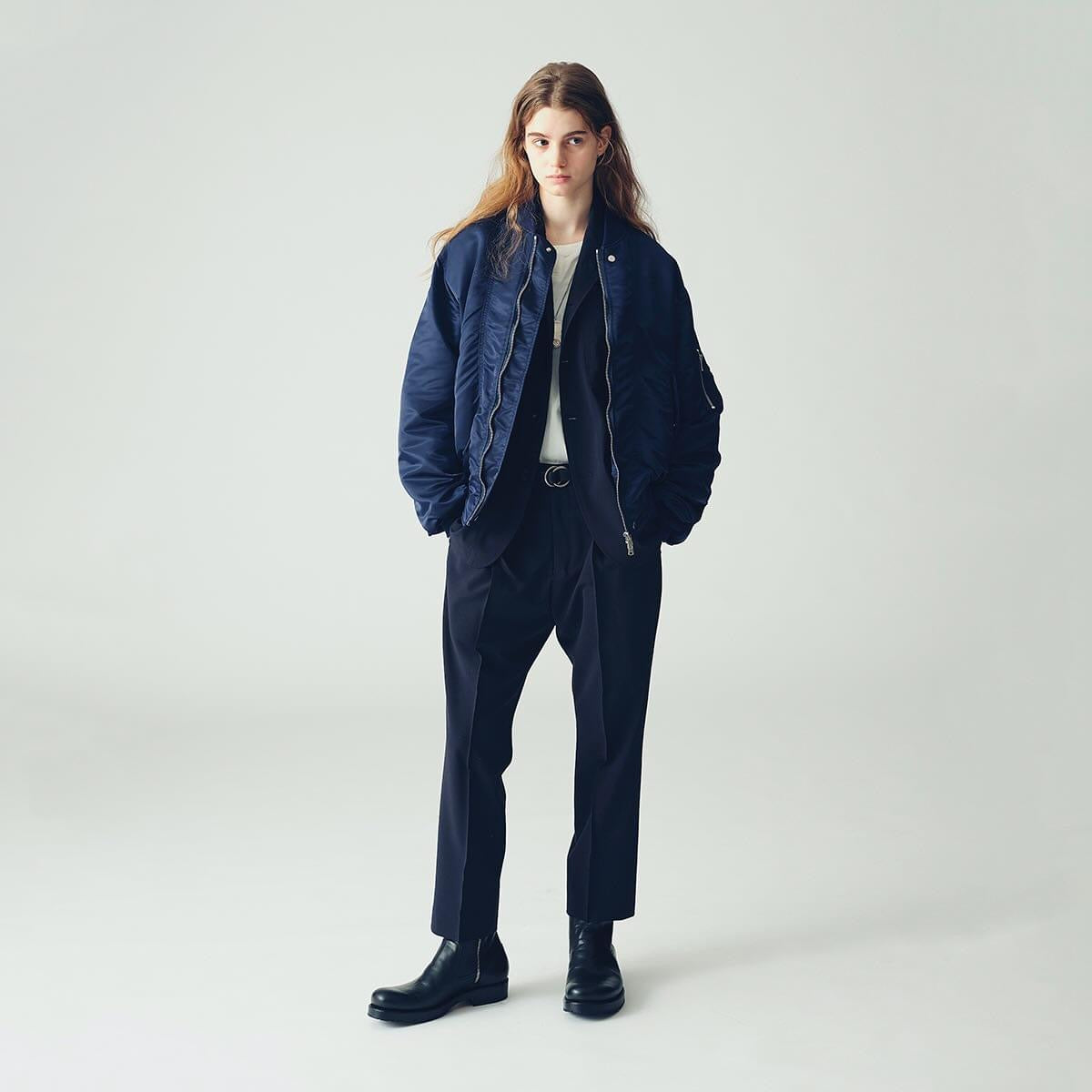 nonnative 24SS WORKER SLACKS P/W/Pu TROPICAL CLOTH