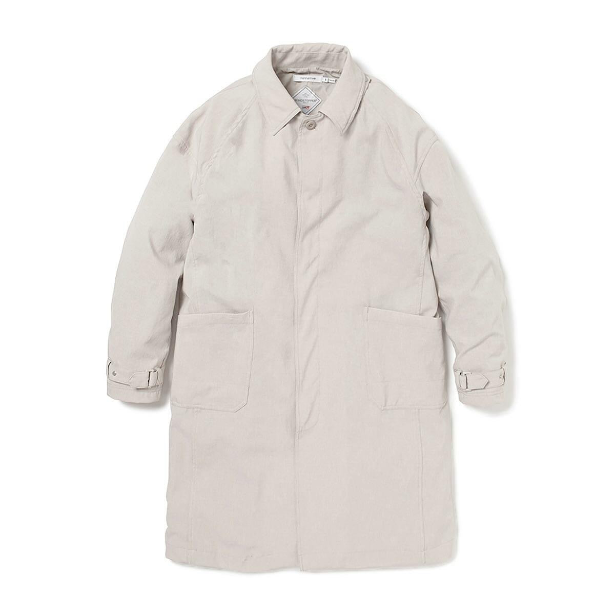 nonnative 24SS WORKER LONG COAT POLY SHANTUNGWITH GORE-TEX WINDSTOPPER®