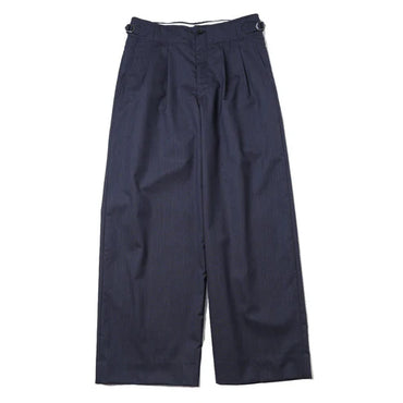 marka 25SS TWO TUCK MILITARY TROUSERS WOOL TROPICAL MELANGE