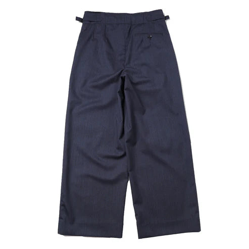 marka 25SS TWO TUCK MILITARY TROUSERS WOOL TROPICAL MELANGE
