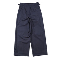 marka 25SS TWO TUCK MILITARY TROUSERS WOOL TROPICAL MELANGE