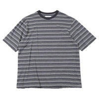 marka 25SS BORDER TEE ORGANIC x MELANGE