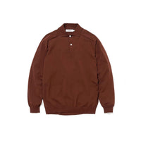 nonnative 24SS DWELLER L/S POLO SWEATER C/P YARN