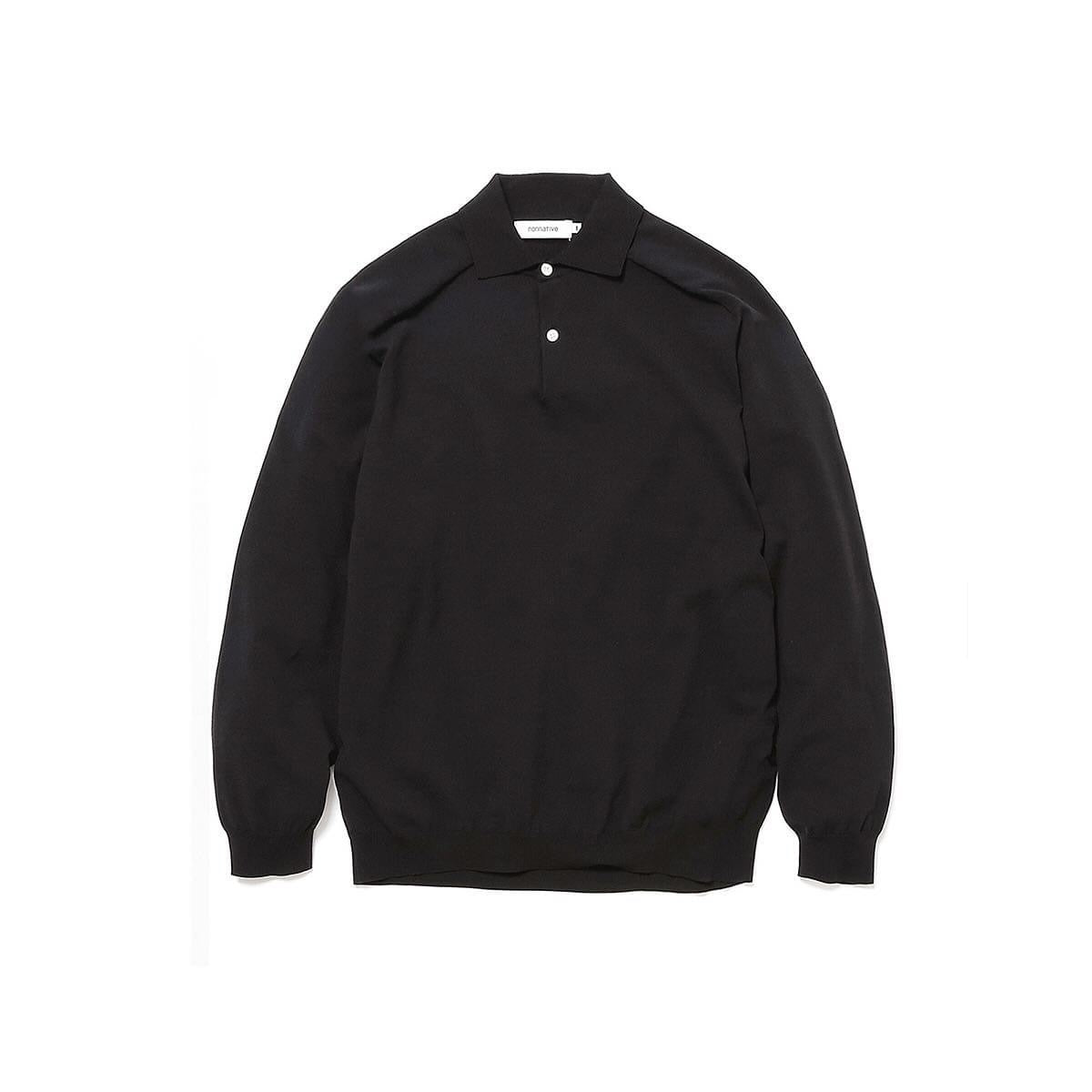 nonnative 24SS DWELLER L/S POLO SWEATER C/P YARN