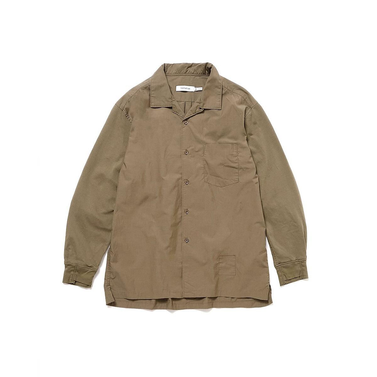 nonnative 24SS OFFICER L/S SHIRT COTTON TYPEWRITER